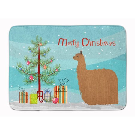 Carolines Treasures Alpaca Suri Christmas Machine Washable Memory Foam Mat BB9287RUG